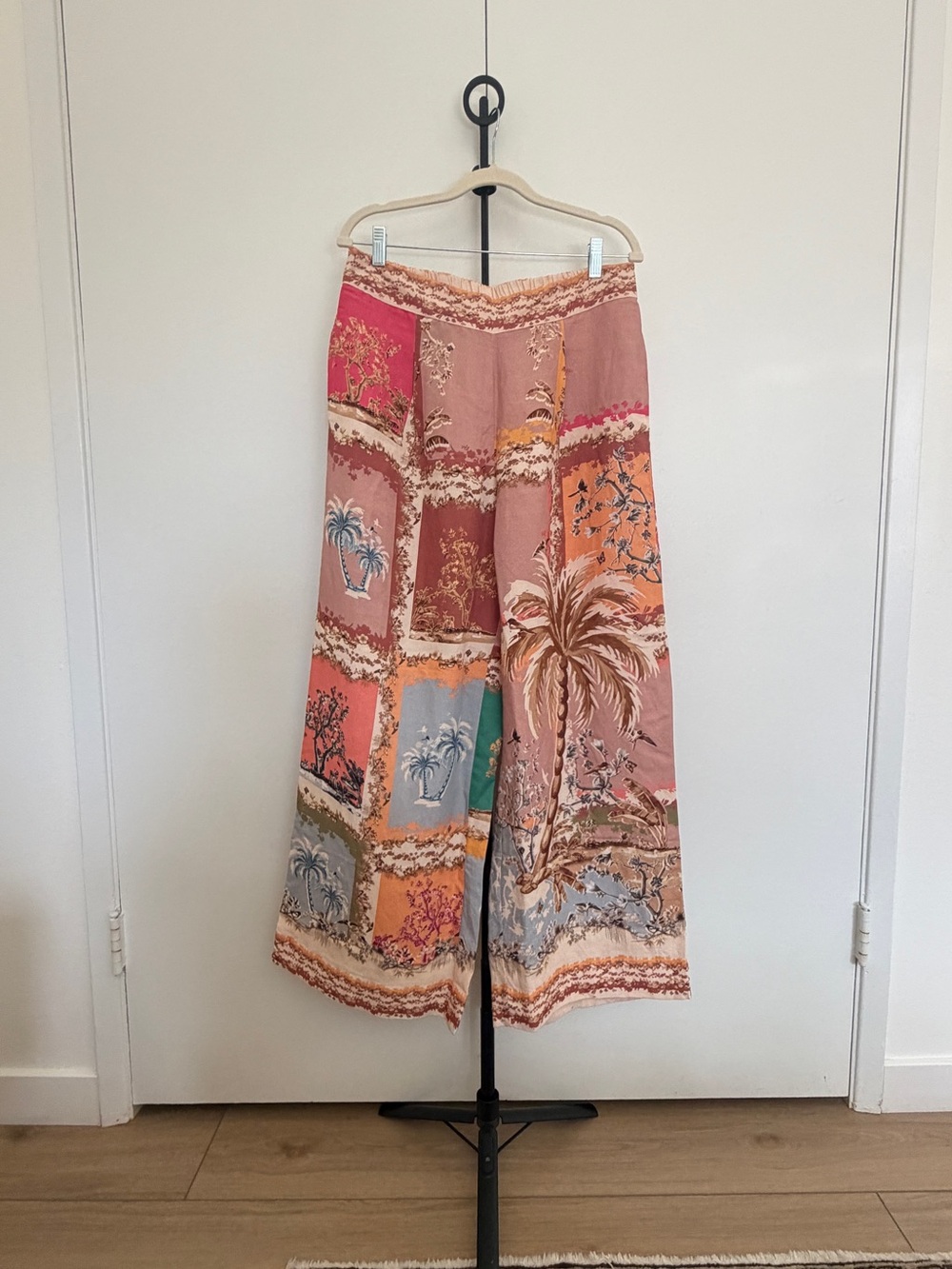 Ranna Gill @ Anthropologie Tropical Wide Leg Pants